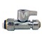 Apollo 1/2 in. Chromed Brass Push-To-Connect x 1/4 in. Push-To-Connect Quarter-Turn Straight Stop Valve FSBVS1214 - alternate 1